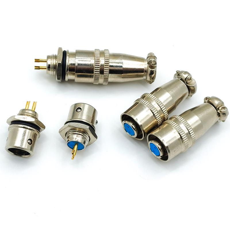 XS9 Aviation Metal Connector, Type 2-4 Core, Male-Female Round Plug Socket