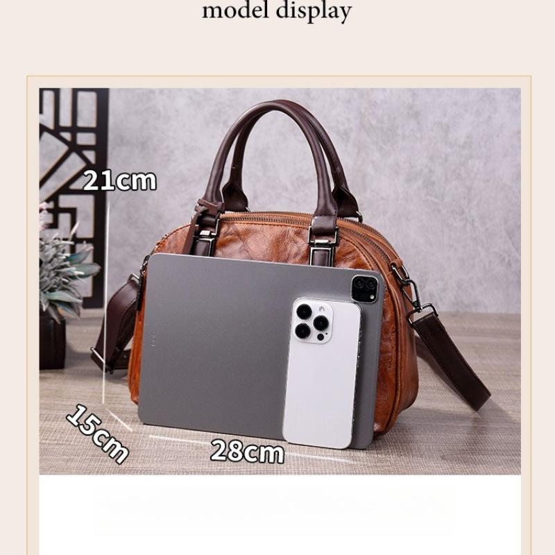 Vintage Chinese Style Shoulder Crossbody Bags for Women Embossing Print Tote Bags Large Capacity Multi-Pocket Soft Handbags