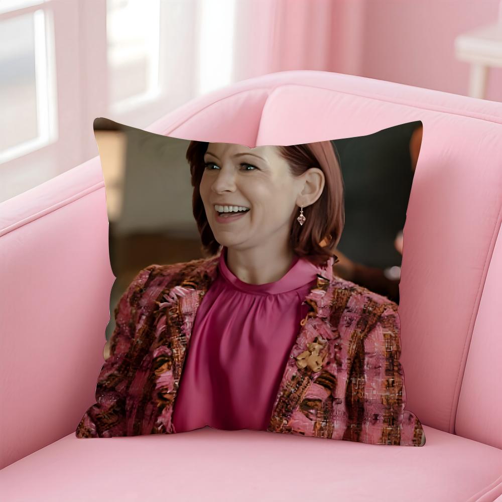 

CCarrie Preston Cushion Cover Pillow Case Soft Friendly Fabric Concealed Zipper 30X30cm