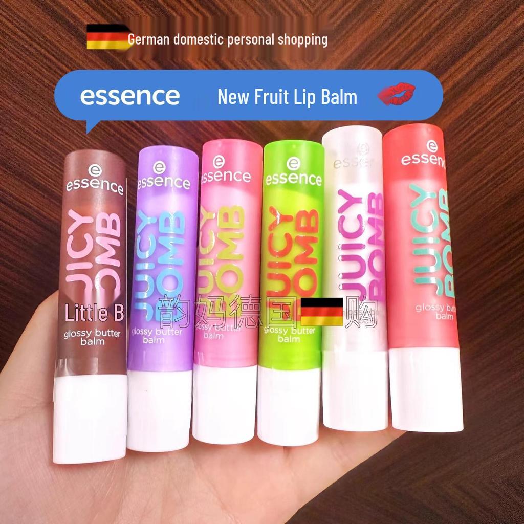 German Essence Juicy Bomb getönter Lippenbalsam - Glänzend, Fruchtig und Feuchtigkeitsspendend
