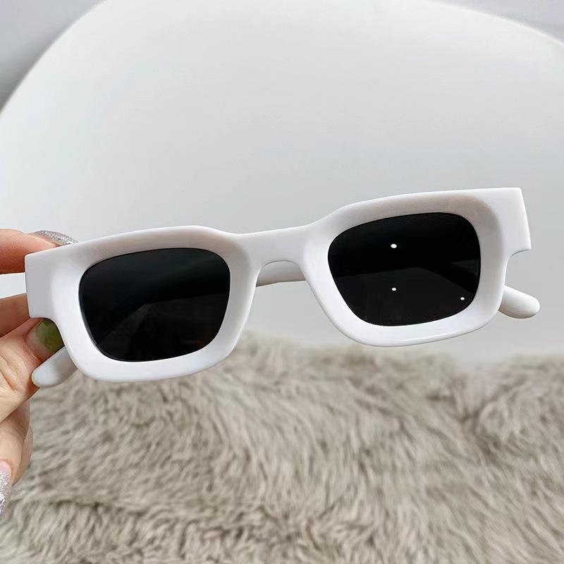Trendy Kleine Quadratische Sonnenbrille Herren Retro UV-Schutz Sonnenbrille Damenbrille