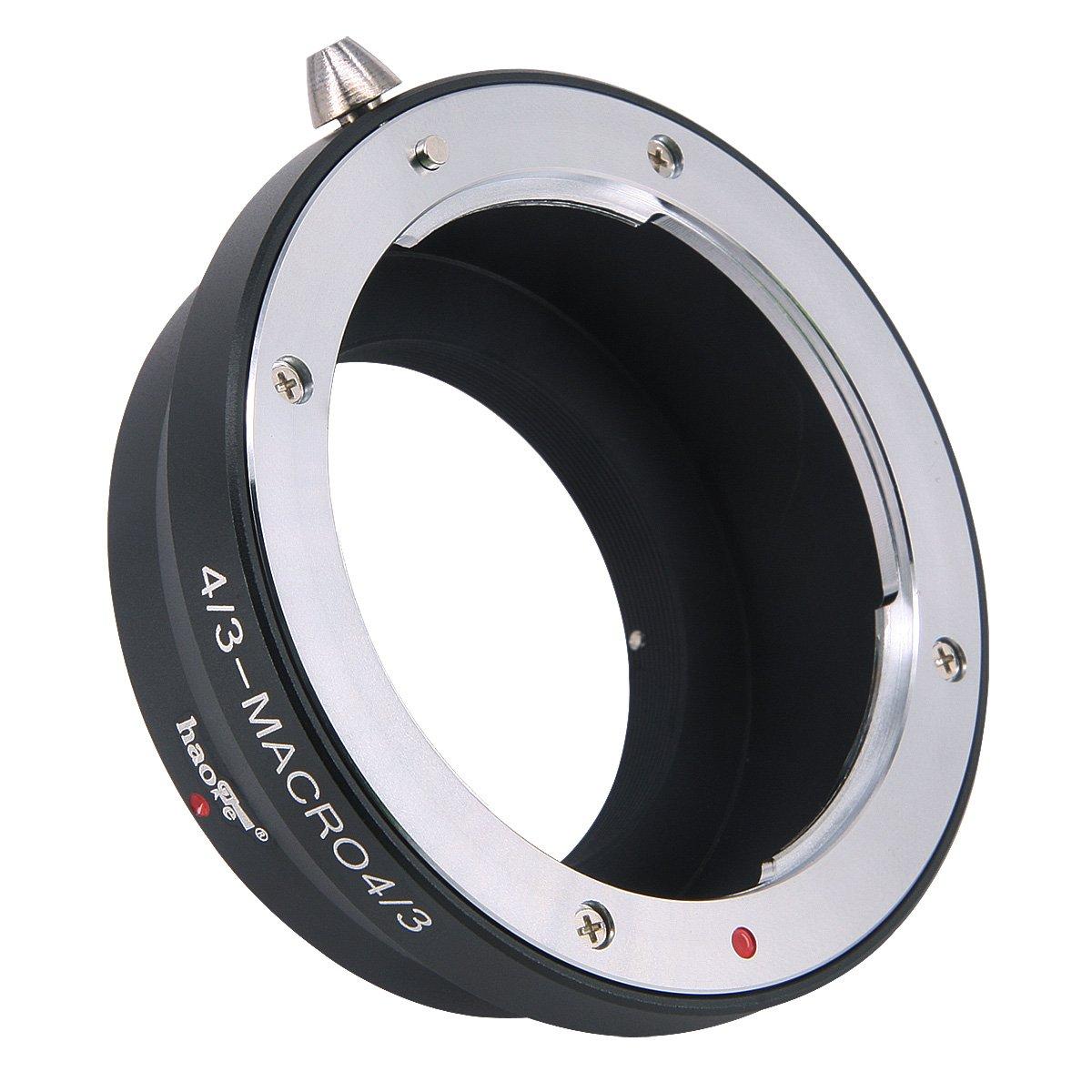 

Haoge Manual Lens Mount Adapter for Olympus Four Thirds 43 Mirrorless Lens to Olympus and Panasonic Micro Four Thirds MFT M43 Mount Cameras 4/3 M4/3