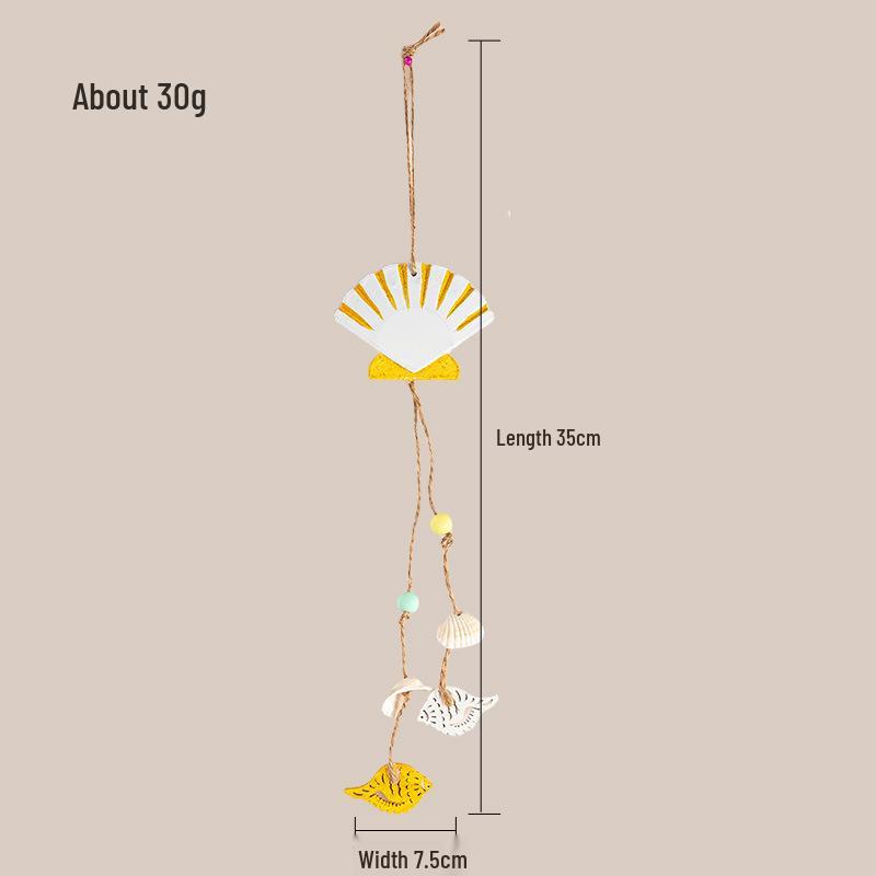 Starfish Ocean Theme Hemp Rope Ornament for Kindergarten or Living Room