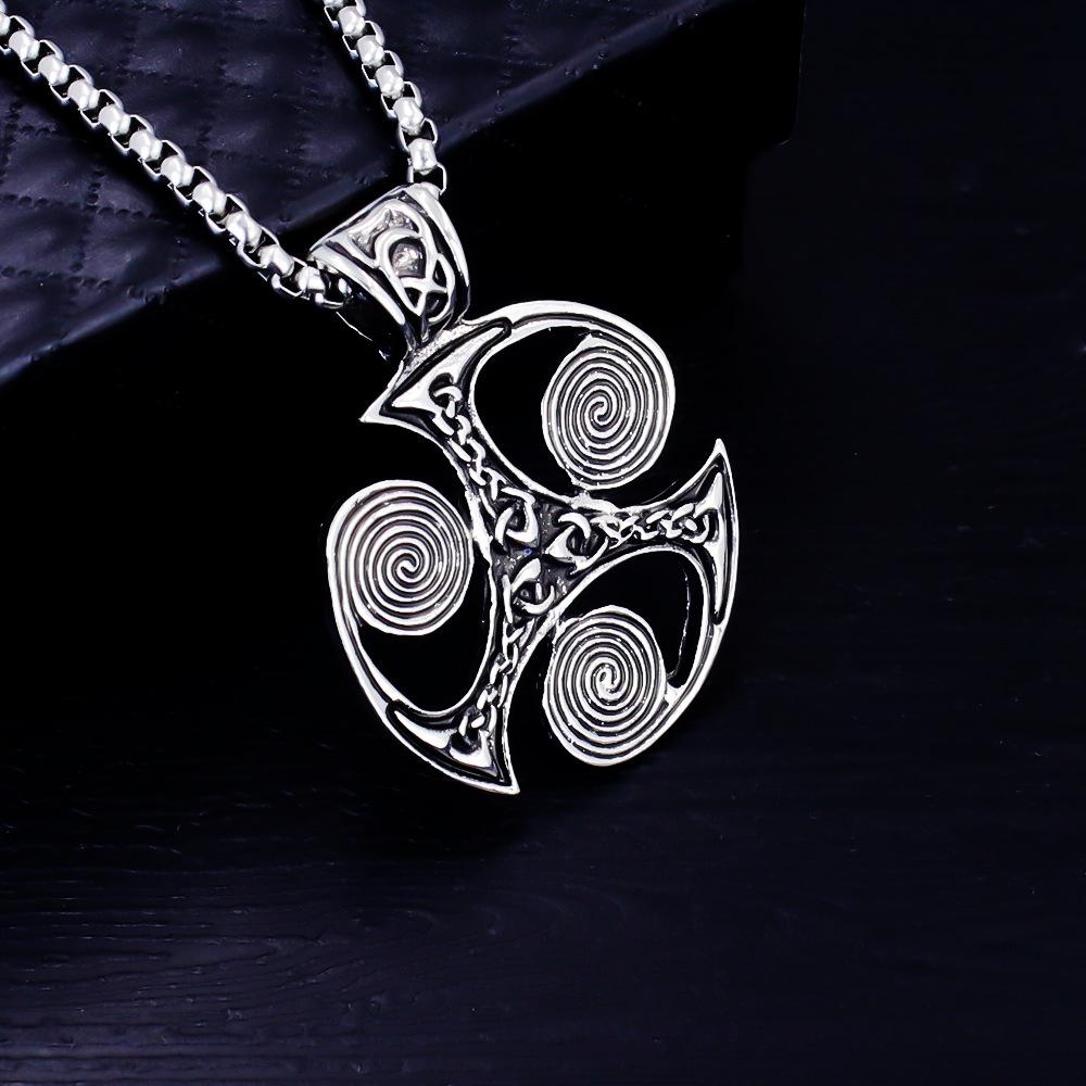 Boomerang Větrný mlýn Pánský nerezový náhrdelník - Šperky z titanové oceli, Nový horký design.