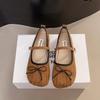 Fashion Shoes Woman Flats Bow-Knot Shallow Mouth Dress New Ballerinas Summer Butterfly Spring Butterfly-knot Mary Janes Shoes Woman Flat