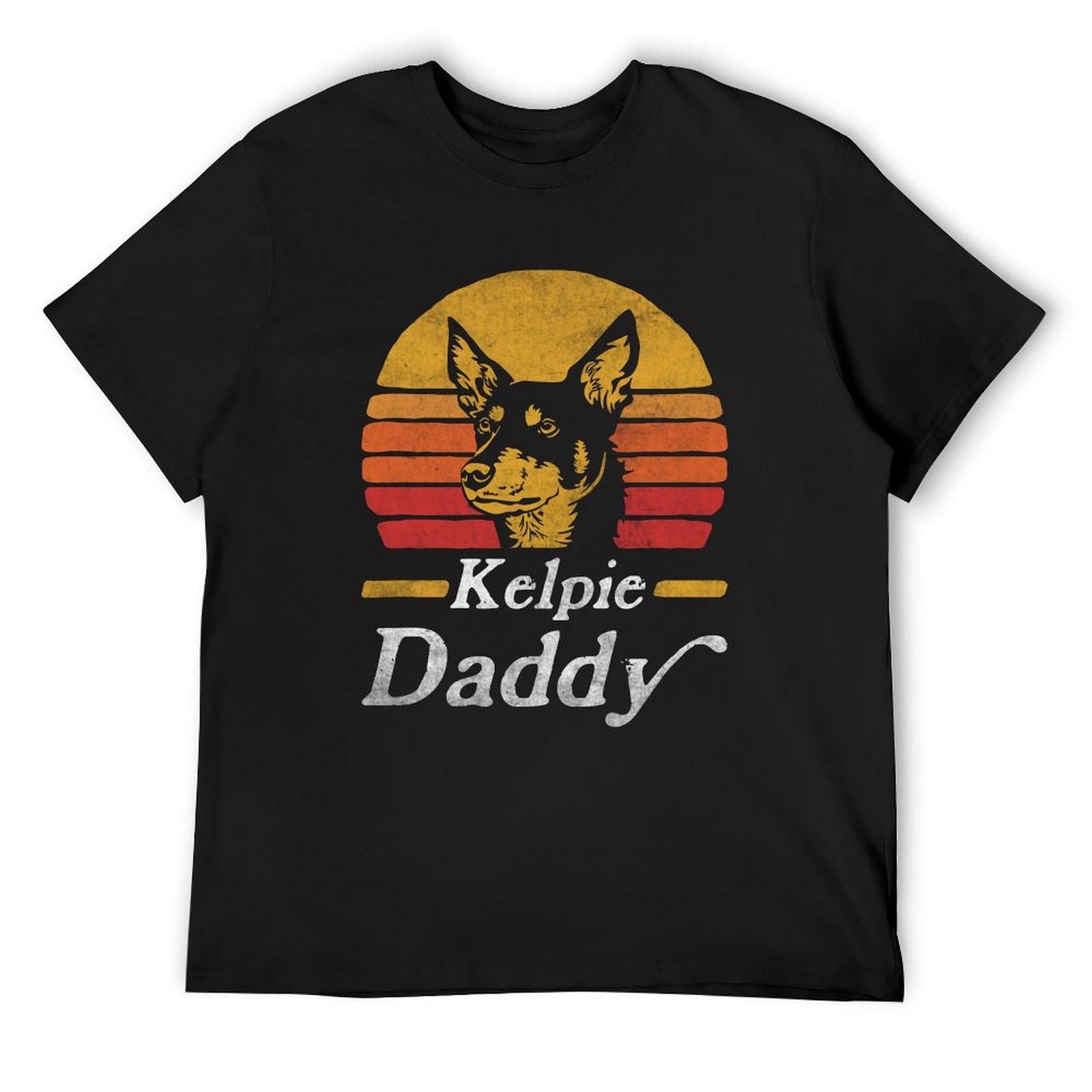 

Retro Vintage Australian Kelpie Daddy T-Shirt tees man t shirt fashion shirts t shirt men 4XL