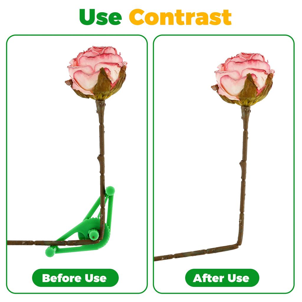 50Pcs Branch Training Clips Plastic Adjustable Plant Branches Stem Benders Reusable Low Stress Training Tool for Garden Flowers