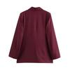 Straight Women's Blazers Office Long Blazer Woman Long Sleeve Oversized Blazer for Women Outerwears Vintage Coats