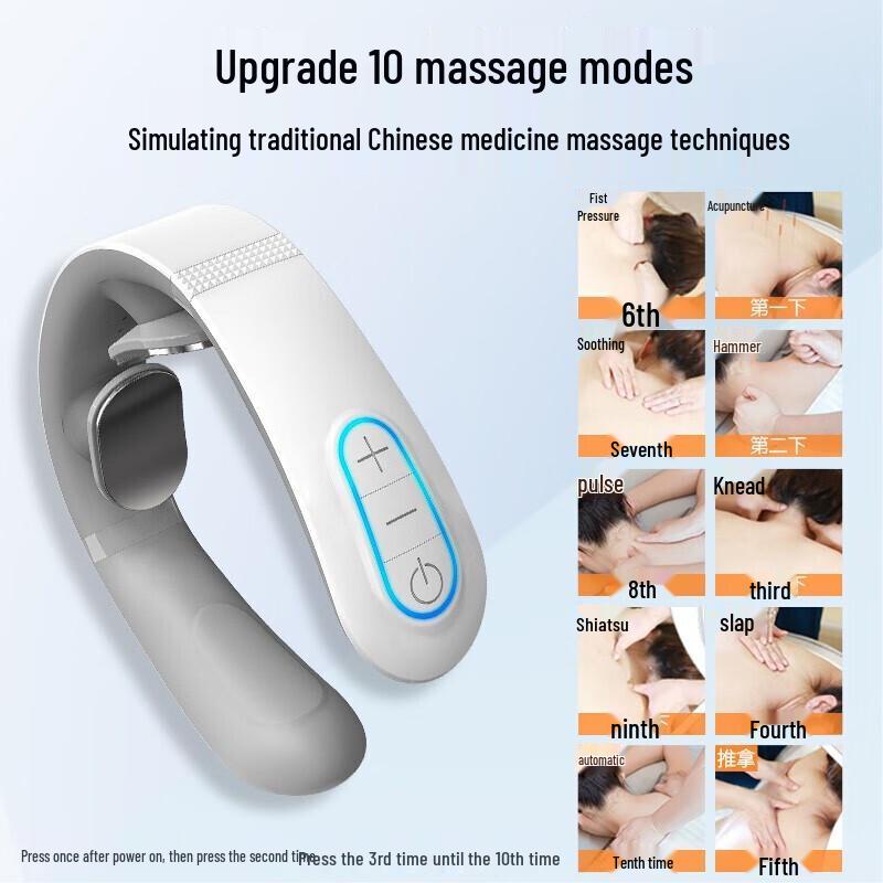 F6 Smart Pulse Neck Massager with Heat