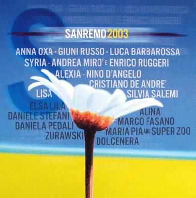 CD VARIOUS - Sanremo 2003  5050466446022 Warner Strategi 2003 Italy Dance & Electronica Used
