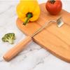 Quick Corn Kernel Remover With Stable Wooden Grip And Rustproof Nonrust Steel Design Corn Peelers Device