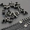 200pc Metal Zipper Stopper Set - Premium Aluminum Alloy, Easy Install, Ideal for Jackets, Bags, Footwear Repair