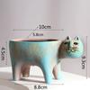 Ceramic Flower Pot Cute Cat Succulent Plant Pots Vase Simulation Animal Cartoon Pots Planters for Indoor Plants Home Decoration