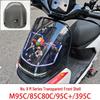 Transparent Front Panel for Ninebot Scooter: DIY Accessory (Models M95C, 85C, 80C, 95C+, M395C)