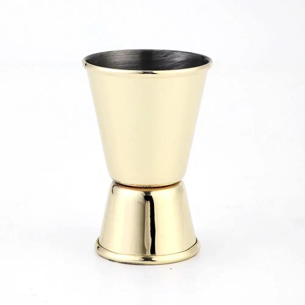 New 304 Stainless Steel Measure Jigger 1/2-1oz Japanese-Style Cocktail Mug Dual Shot Cocktail Shaker Bar