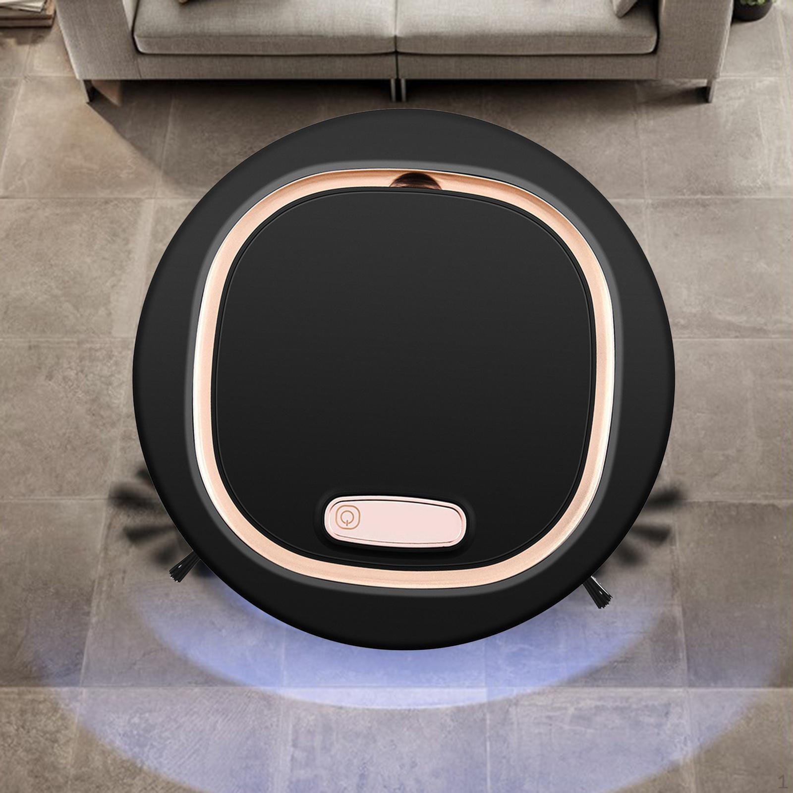 

Robot Vacuum Cleans Hard Floors for Medium Pile Carpets чорний