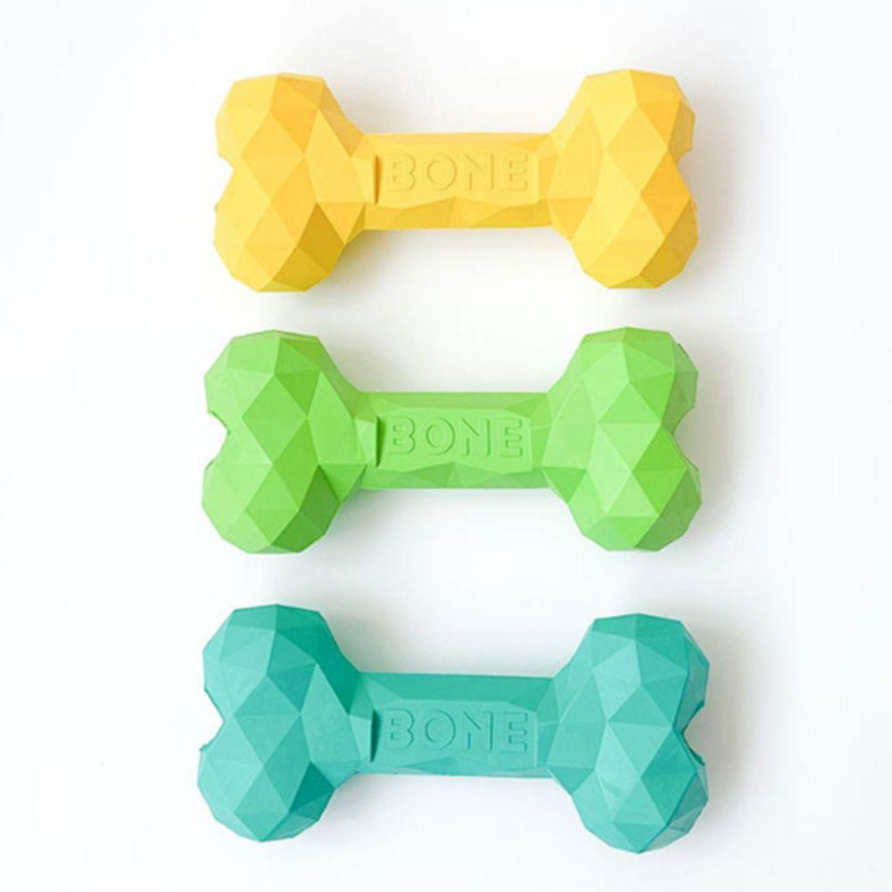 Creative Pet Leaky Food Bone Toy Bite-resistant Dog Grinding Stick  Shaped Bone Toys  Gift