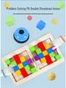 Toddler Educational Spatial Sense Rubik's Cube Battle Game - Two-Player Building Blocks for Parent-Child Interaction and Concentration Development.