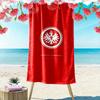 Asciugamano da Spiaggia Stampato Eintracht Frankfurt, Asciugamano Grande Morbido Asciugatura Rapida per Spiaggia Campeggio Nuoto
