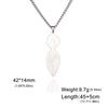 LIKGREAT Collana con Ciondolo Dea Ecate Acciaio Inossidabile Talismano Wicca Pagana Collana Dea Spirale Amuleto Magico Gioielli