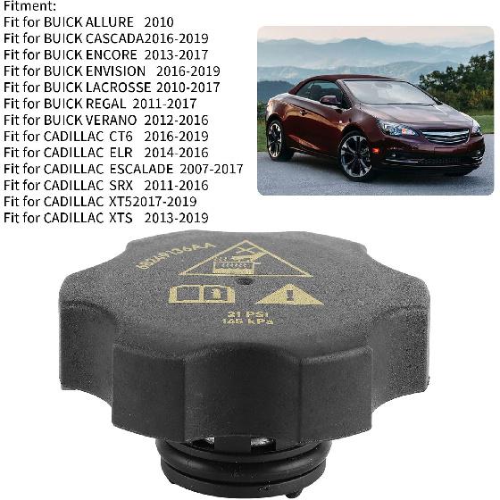 Engine Coolant Reservoir,Coolant Reservoir 13502353 13502509 68249136AA Fit for ALLURE/CASCADA/