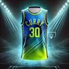 Novedad de Verano Camiseta de Baloncesto para Hombre Número 30 Chaleco sin Mangas Chándal Uniforme de Entrenamiento Camiseta sin Mangas Ropa Deportiva Chaleco de Entrenamiento