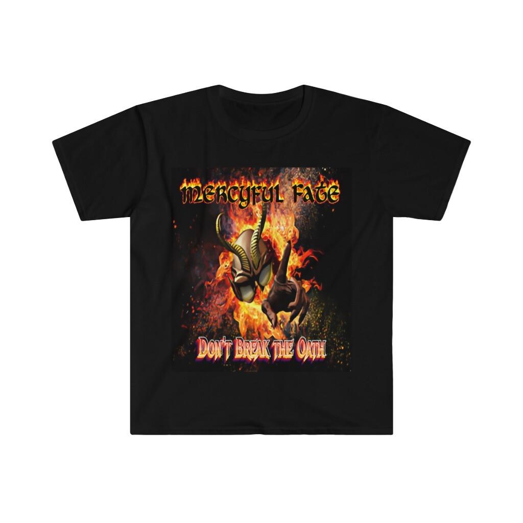 Unisex Softstyle T-Shirt Mens Womens Tees Top Mercyful Fate. King Diamond. Don t break the oath 2XL
