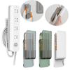 New 2in1 Holder Organizer Self-Adhesive Wall-Mounted Cable Organizer Seamless Punch Free Wire Holder Gadget