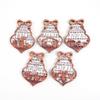 3D Wooden Musical Christmas Tree Hanging Ornament & Magnetic Fridge Sticker