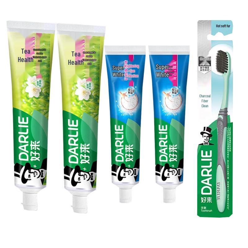 

DARLIE Jasmine White Tea & Mineral Salt Toothpaste Set with Toothbrush