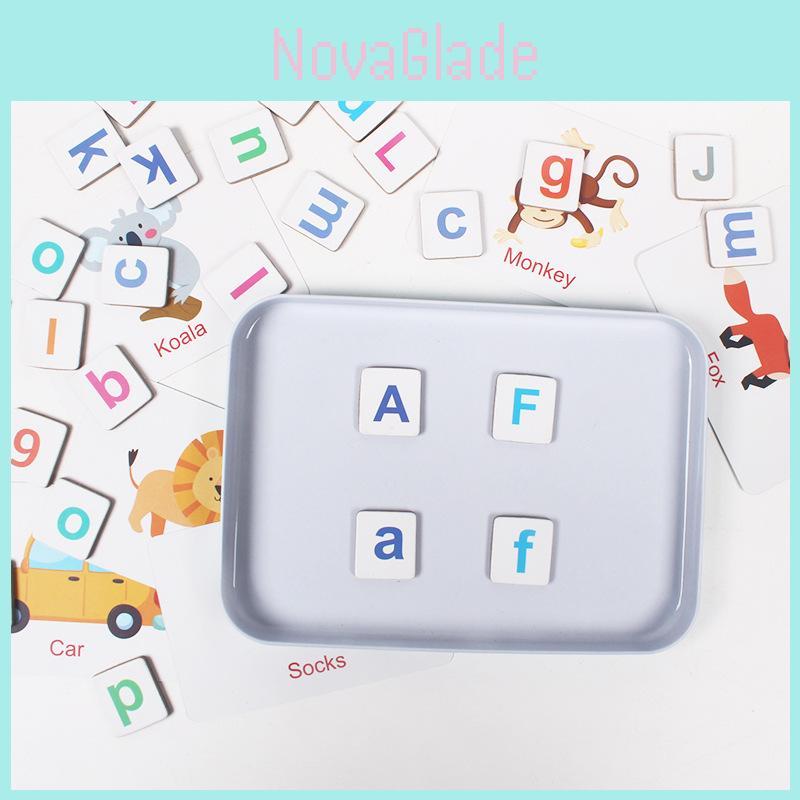 Wooden Magnetic Letter Word Game For Early Childhood Learning Educational Toy