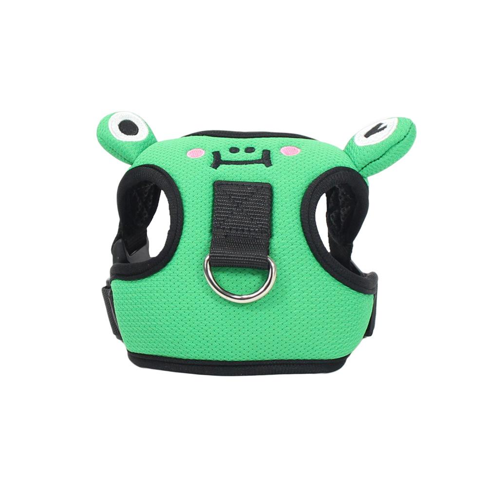 Corgi Dog Chest Back Small Dog Adjustable Anti-Break Free Strap Nylon Pet Leather Set