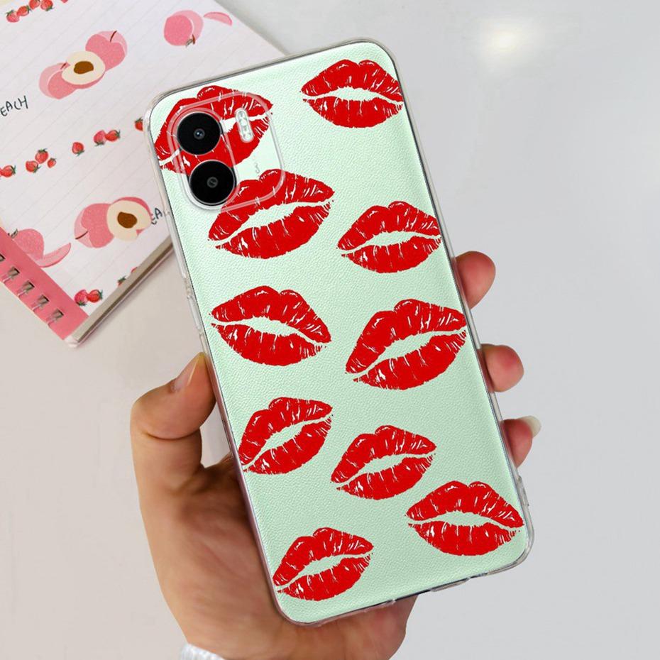 

Для Xiaomi Redmi A1 A1+ A2 A2+ 2023 Милий Чохол-Кришка з Малюнком Квітки та Кота Для RedmiA1 RedmiA2 Plus 4G М який Силіконовий TPU Чохли для Телефона Redmi A1 Plus