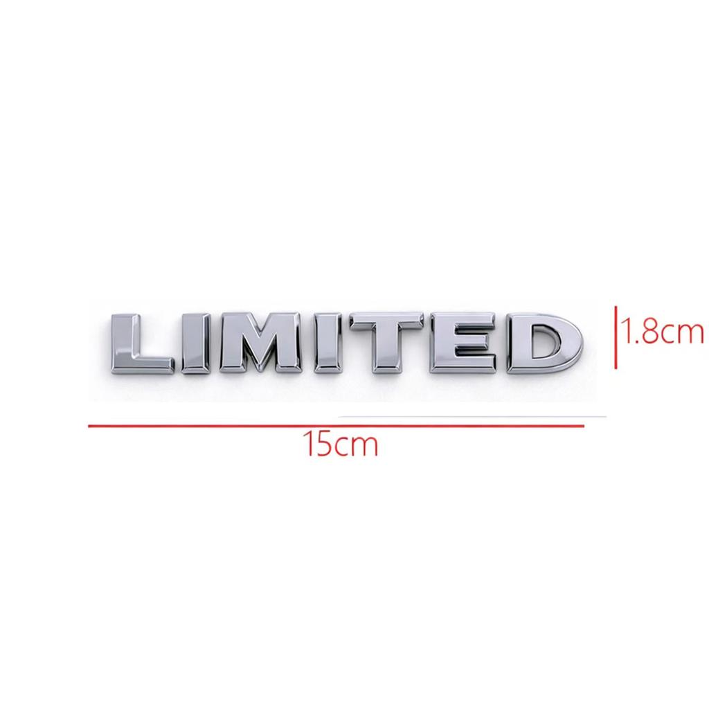 Car Front Rear LIMITED 4X4 Logo Auto Grille Emblem Sticker Accessories For Jeep Renegade Compass Grand Cherokee Wrangler Rubicon