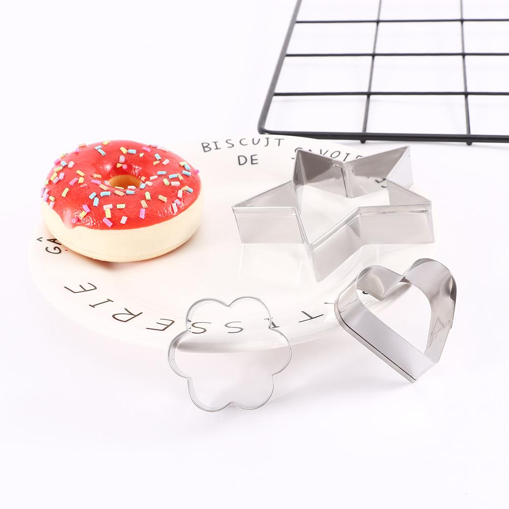 Fondant Tools Pastry Heart&Star Shape Cutter Cooking Tools Biscuit Moulds Baking Mold Cookie Cutter