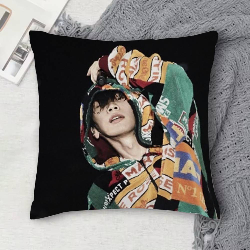 K-Kenshi Yonezu Double-Sided Printed Square Decorative Cushion Cover For Sofa Living Room Home Decor