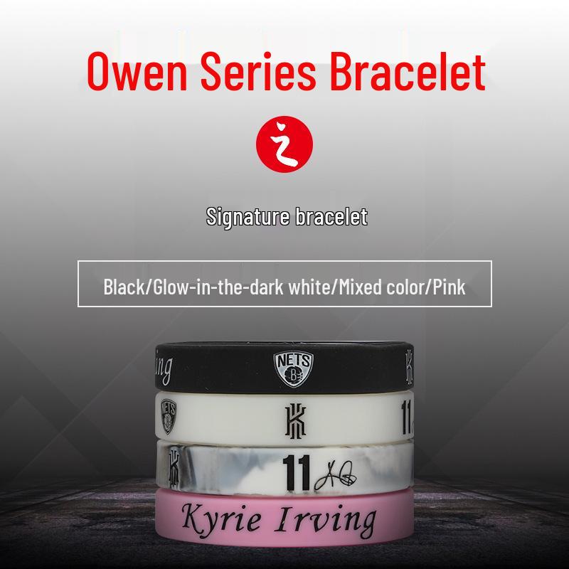 Brooklyn Nets Kyrie Irving No. 11 Adjustable Silicone Bracelet