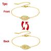  Virgin Mary Bracelets Stainless Steel Mysterious Talisman Bracelet for Women Men Double-sided Amulet Jewelry Gifts