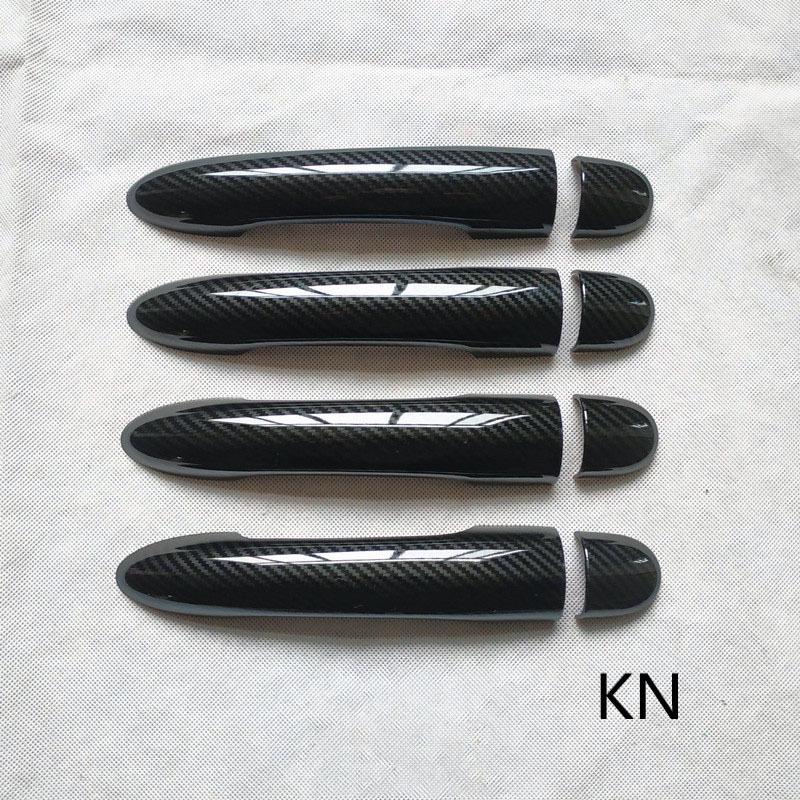 Door Handle Cover Trim for Renault Espace 4 IV MK4 Accessories Plastic Imitation Carbon Fiber