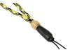 ARTISAN&ARTIST ACAM-P04HYLBK Paracord and Brass Multi-Hand Strap Camera Strap, Yellow/Black, Made In Japan