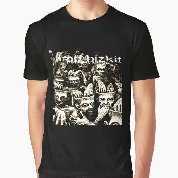 Hot Selling Limp Bizkit T Shirt Music Band Printing Summer Luxury Brand Pure Cotton Men's and Women's T-shirts Short Sleeves