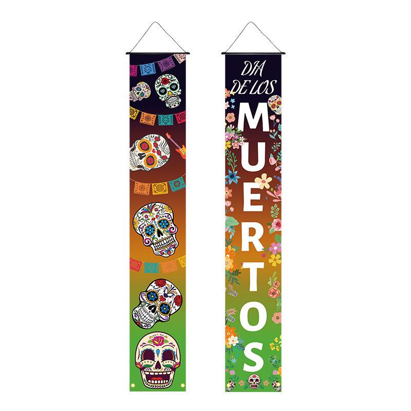 2026 Halloween Porch Banner: 30x180cm Festival Decoration