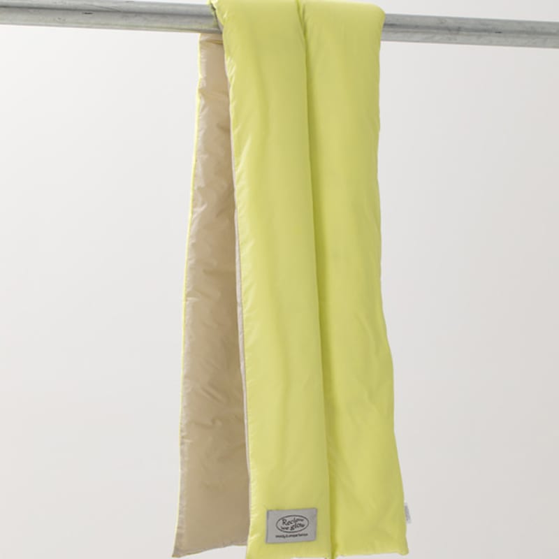 RECLOW WIN PADDING MUFFLER LIME BEIGE
