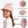 Children's UV Protection Baseball Cap with Neck and Face Shield - Summer Hat for Boys and Girls