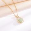 Hetian Jade Pendant Necklace: Lucky Bag Design for Women - Elegant and Versatile Clavicle Chain