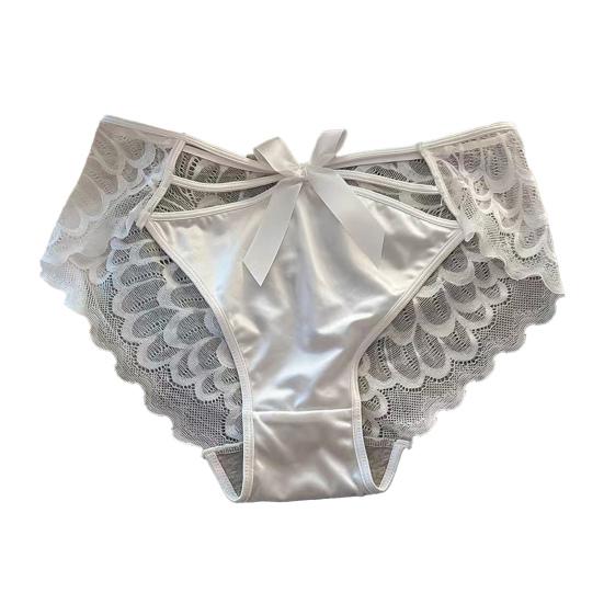 Women's Sexy Lace Hipster Underwear Soft Floral Lace Low Rise Panties Seamless Sheer Mesh Ladies Briefs