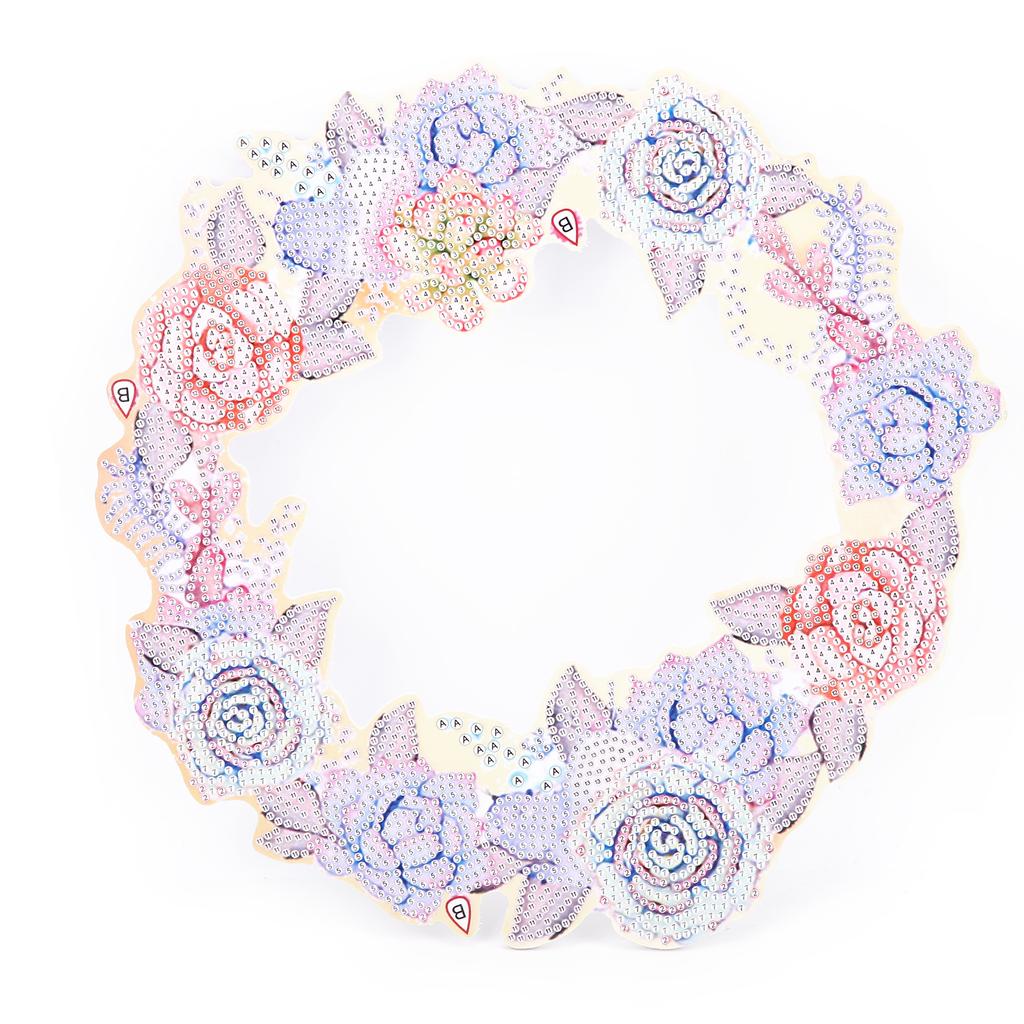DIY Rhinestones Painting Garland Pattern Crystal Embroidery Picture Decoration Kit
