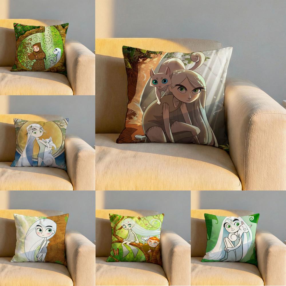 The SSecret of Kells Cushion Cover Soft Reversible Durable Pillow Cover MultiScene Use for Home Car Daily Comfort