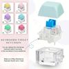 Keyboard Key Toy Party Stress Relief DIY Fidget Button Keycap Fidget Keychain Keyboard Fingertip Toys Finger Keyboard