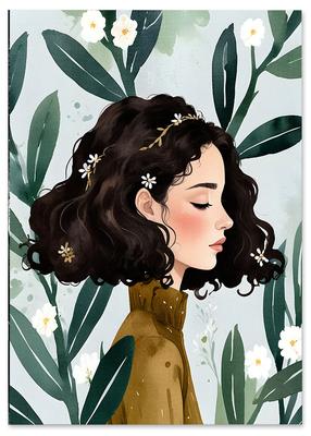 Plagát ilustráciu ilustrácia portrét